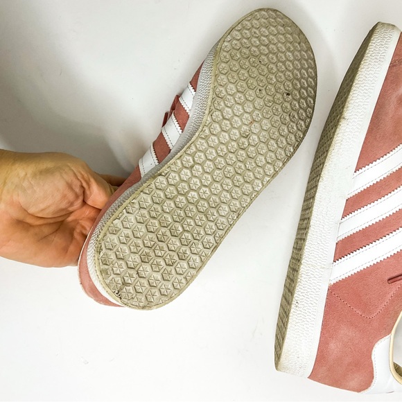 ADIDAS Gazelle Women's Pink Suede Sneakers | Classic 3-Stripe | Size 9 - Picture 8 of 8